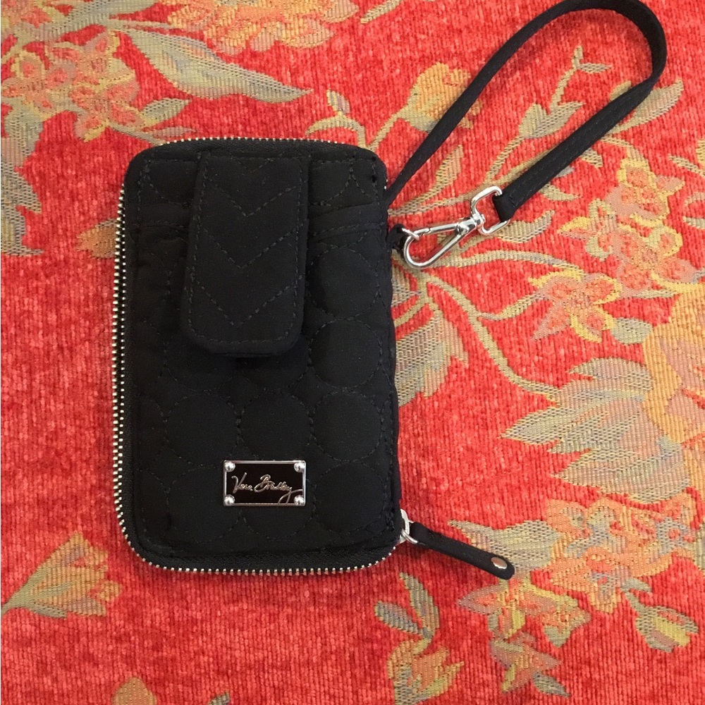 Vera Bradley Black Quilted Phone Case